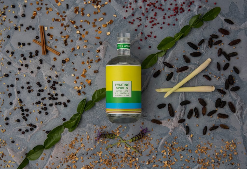 Kaffir Lime and Lemongrass Gin Bottle